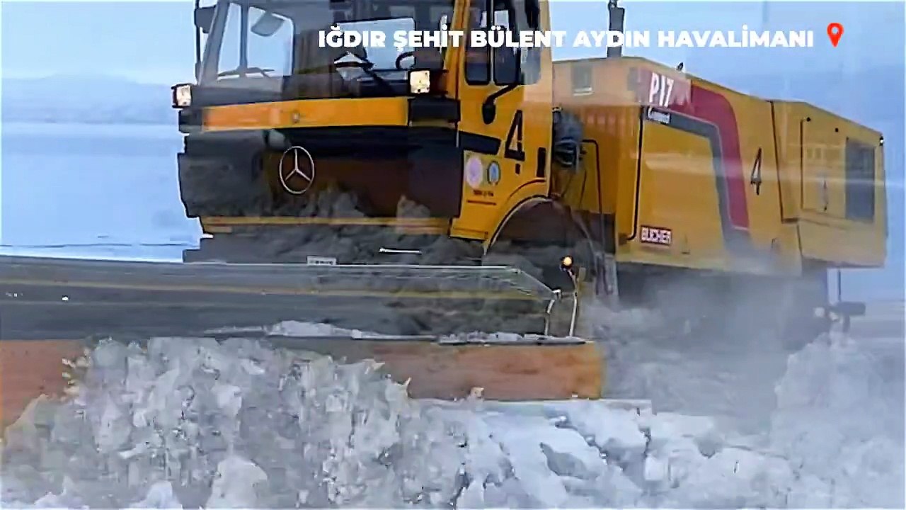 DHMİ ekipleri havalimanlarını açık tutmak için 7/24 sahada!