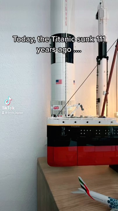 Titanic did sink !