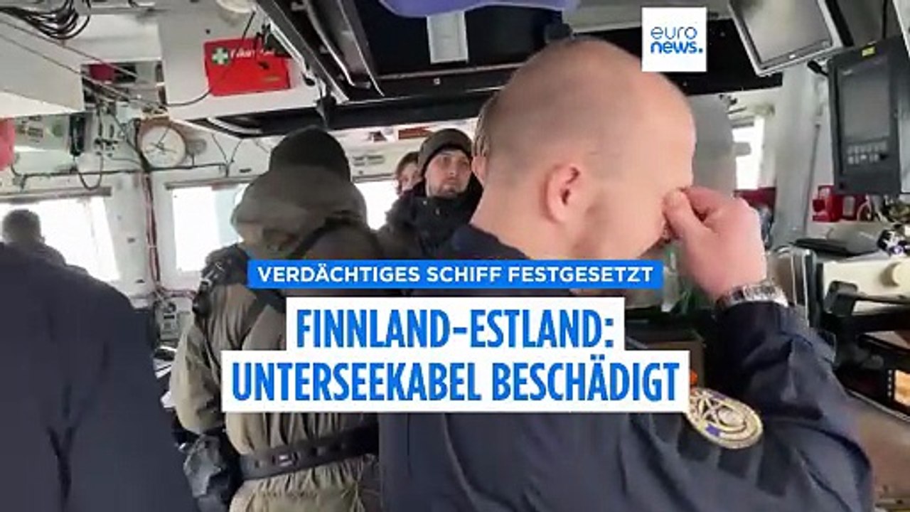 Ostsee-Unterseekabel beschädigt: Schiff aus Russland festgesetzt