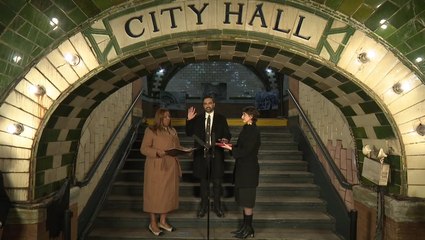 Watch: Zohran Mamdani becomes first New York mayor to be sworn in on the Quran