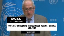 UN chief condemns Israeli move against UNRWA utilities