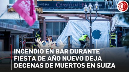 Decenas de muertos y un centenar de heridos tras incendio en estación de esquí en Suiza
