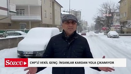 CHP’li Aşkın Genç: Kayseri bugün karla değil, yönetim eksikliğiyle mücadele etti