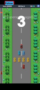 Road Fighter 1984 (NES) gameplay | retro games | Nintendo game