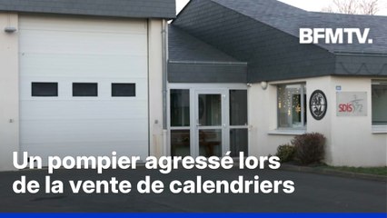 Sarthe: un pompier volontaire "violemment agressé" pendant une tournée de calendriers