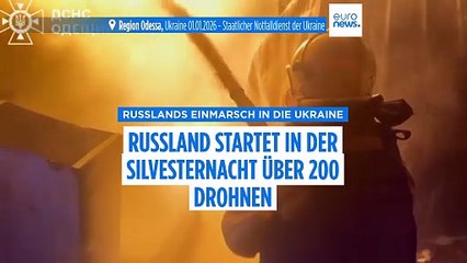 Hunderte Drohnen in Silvester-Nacht: Russland setzt Krieg gegen Ukraine fort