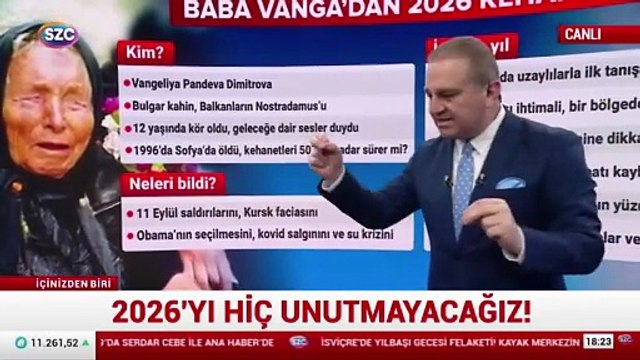 Baba Vanga'dan 2026 kehanetleri