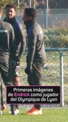 Primeras imágenes de Endrick con el Olympique de Lyon