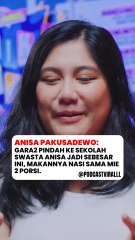 Anisa Pakusadewo: Dulu makannya seblak, nasi sama mie 2 porsi plus snack.Biar gak salah paham, langsung nonton full di youtube: Komtung#anisapakusadewo #tyopakusodewo #oversize #seblak #podcastviral