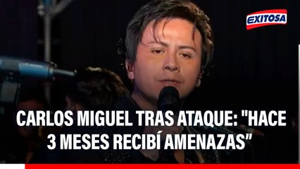 Carlos Miguel tras ataque contra su orquesta: "Hace tres meses recibí amenazas, pero esta vez no me llegó nada"