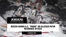 Russia hands U.S. 'proof' on alleged Putin residence attack