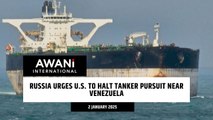 Russia urges U.S. to halt tanker pursuit near Venezuela