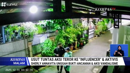 Pelaku Teror Kirim Surat Ancaman dan Lempar Bom Molotov ke Rumah DJ Donny | KOMPAS MALAM