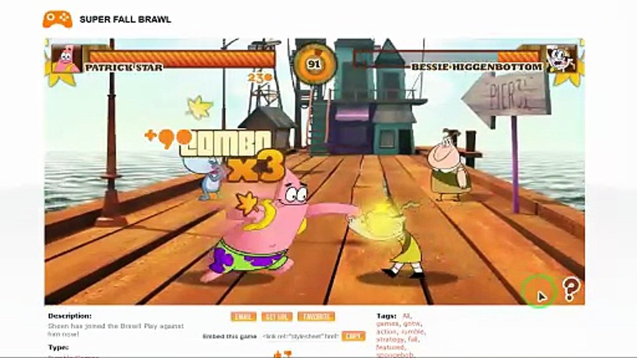 Super Fall Brawl - Tournament as Patrick Star