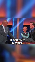 Jeff Dunham Unleashes Walter on Steve Harvey on Celebrity Family Feud