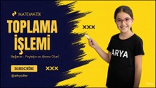 (+) Toplama İşlemi Bu Kadar Kolay - Aryadan Öğren