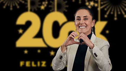 Claudia Sheinbaum envía mensaje por Año Nuevo deseando lo mejor a los mexicanos
