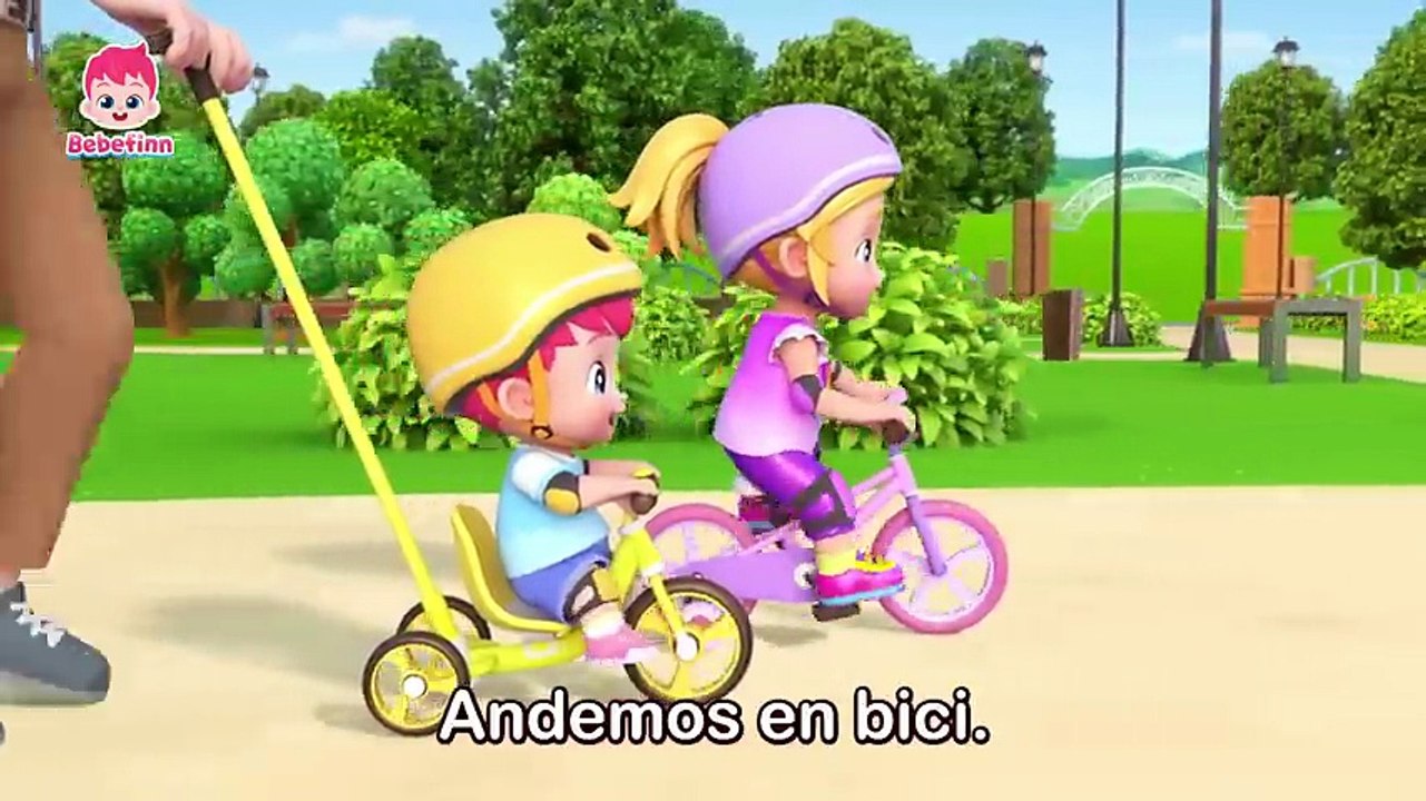 Aprendamos a Montar en Bicicleta🚲 _ EP99 _ Canciones Infantiles _ Bebefinn en español