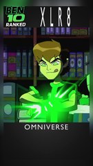 XLR8 Transformations Ranked Worst to Best for Ben 10! #ben10 #ranked #fyp
