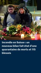 Incendie en Suisse : deux vidéos montrent le début du feu dans le bar de Crans-Montana