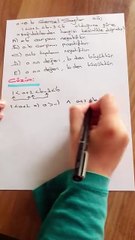 Matematik Basit Eşitsizlikler