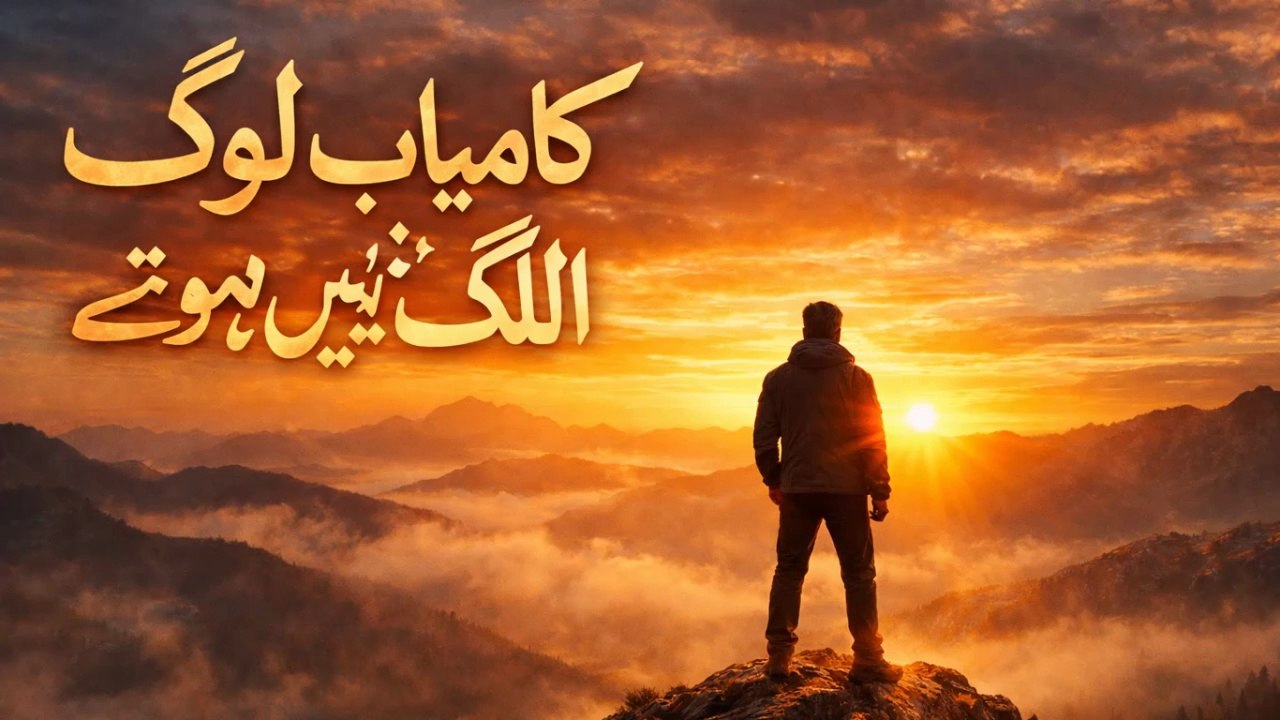 کامیاب لوگ الگ نہیں ہوتے | Urdu Motivation Short