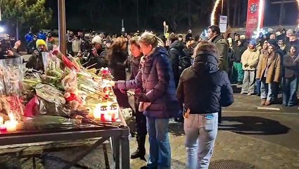 Crans-Montana, lacrime e fiori per le vittime della strage di Capodanno