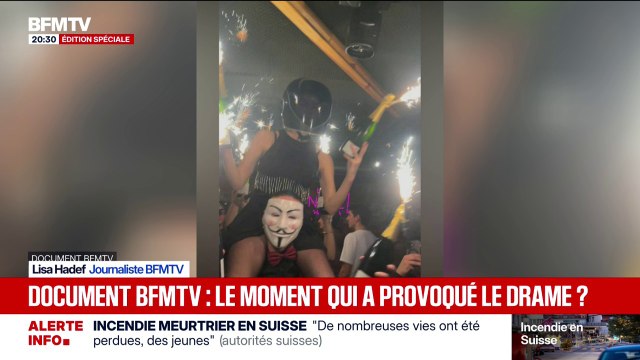 Incendie mortel à Crans-Montana: Il y avait plusieurs serveuses avec des feux d'artifice sur les bouteilles de champagne. Elles étaient proches du plafond et il a brûlé , dit Emma, qui se situait dans le bar