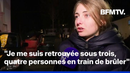 "Il y avait des gens morts autour de nous": Laetitia, 17 ans, rescapée de l'incendie mortel à Crans-Montana, témoigne sur BFMTV