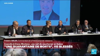 Incendie à Crans-Montana : "L'une des pires tragédies" en Suisse