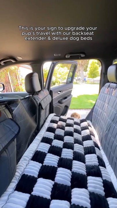 Your dog deserves comfort.Your car deserves protection.Get the non-slip dog car cushion today 🐶🛒
