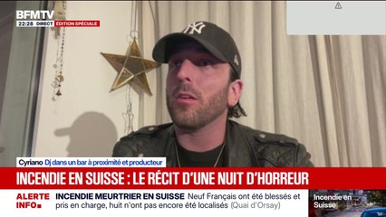 Incendie mortel à Crans-Montana: "Tous les week-ends, on mixe dans des caves. Il y a énormément de clubs en sous-sol", explique Cyriano, DJ dans un bar à proximité