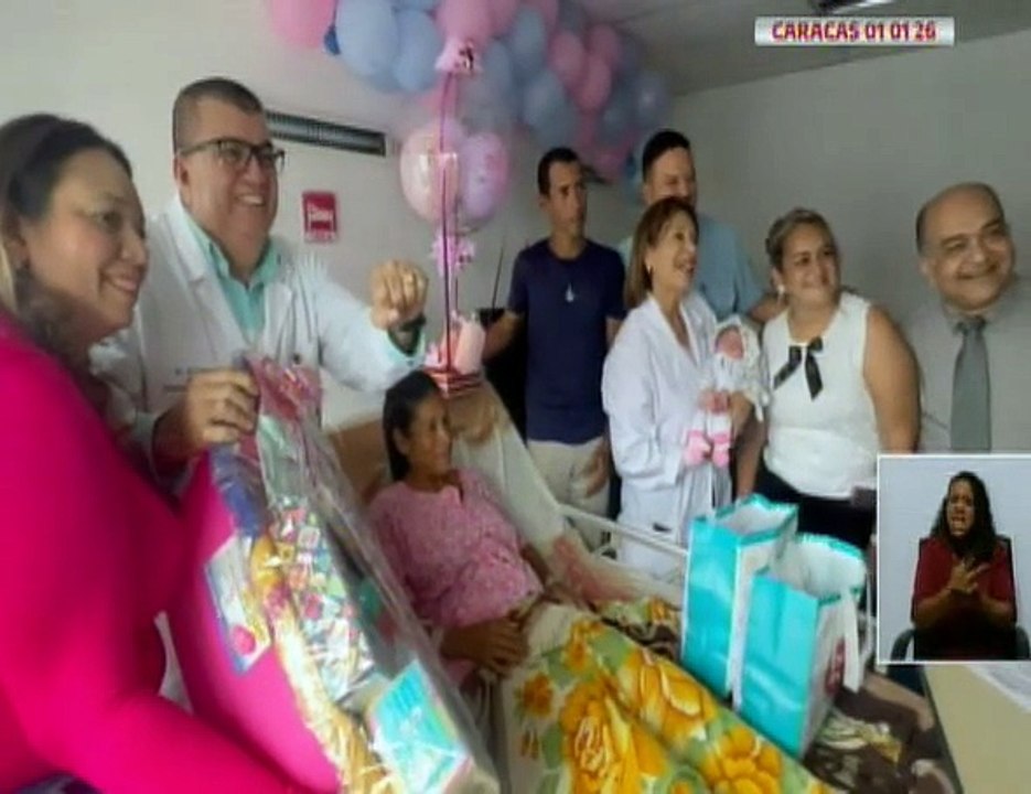 Nació la primera caraqueña del 2026 en la maternidad Concepción Palacios