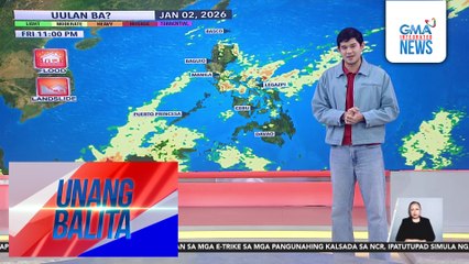 Weather update as of 6AM (January 2, 2026) | Unang Balita