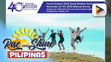 44% ng mga Pinoy, umaasang gaganda ang kanilang buhay ngayong 2026 batay sa survey ng SWS
