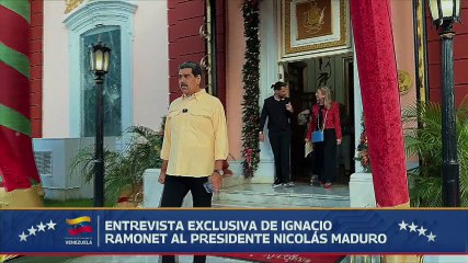 Entrevista exclusiva del Jefe de Estado Nicolás Maduro con el periodista Ignacio Ramonet