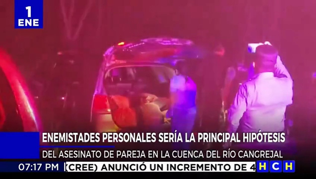Por enemistad habrían matado a pareja en río Cangrejal