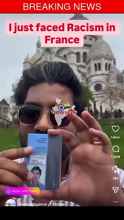 Breaking News: Indian man says he faced racism in France