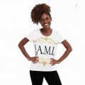 Camiseta técnica blanca para mujer – colección J.A.M.L