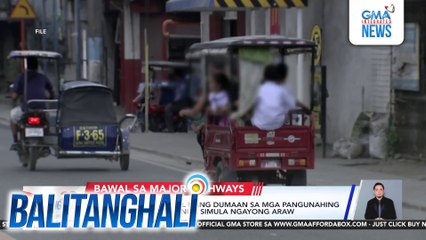 E-Trike at E-Bike, bawal nang dumaan sa mga pangunahing kalsada sa Metro Manila simulang ngayong araw | Balitanghali