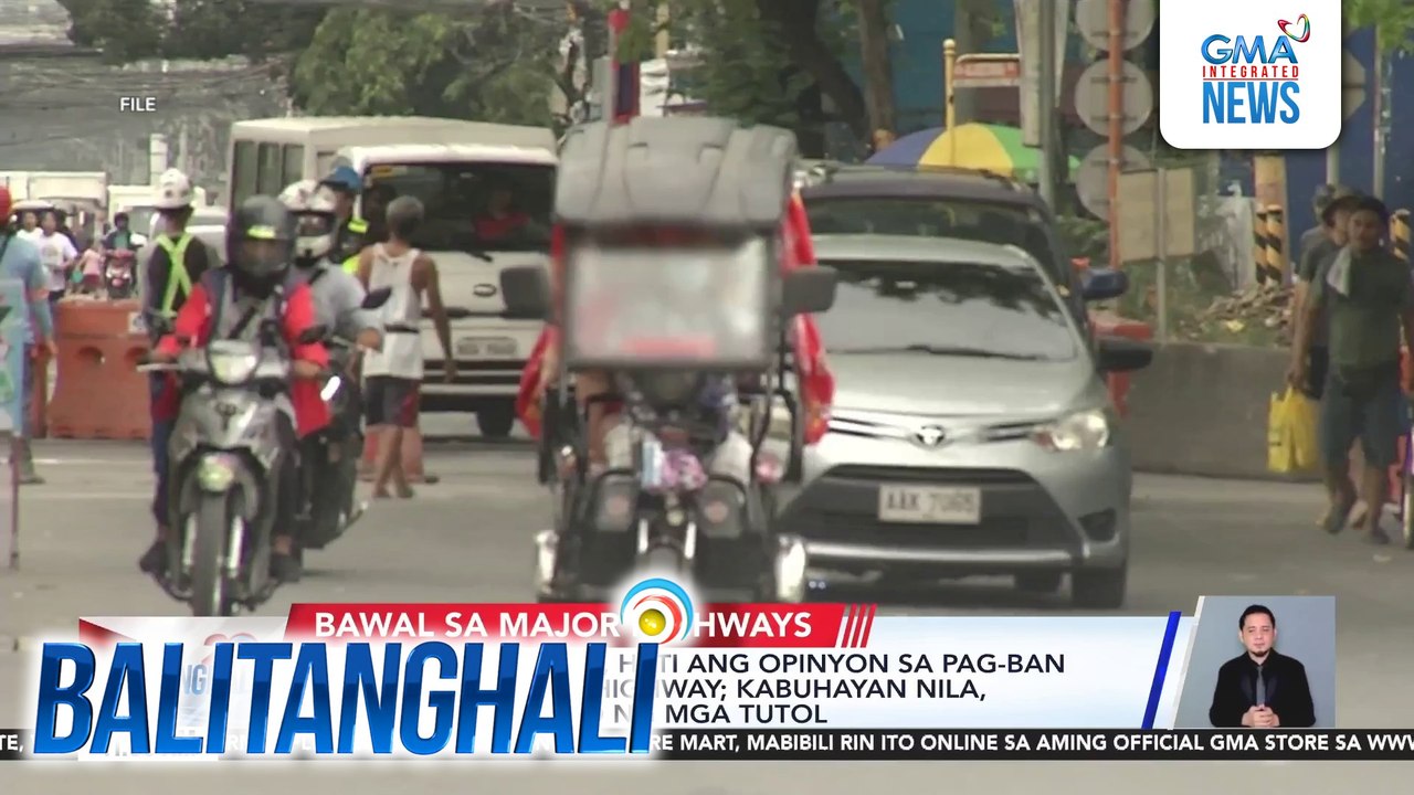 E-trikes, e-bikes banned in major roads in Metro Manila | Balitanghali