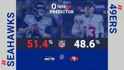 Seattle Seahawks @ San Francisco 49ers - Opta Predictor