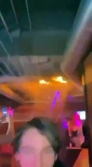 Incendie en Suisse - La vidéo glaçante du début de l'incendie publiée cette nuit, avec des jeunes ne semblant pas réaliser la gravité de la situation face aux premières flammes
