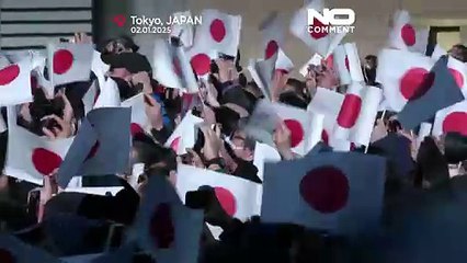 Famiglia imperiale del Giappone celebra il Capodanno con saluto tradizionale al Palazzo Imperiale