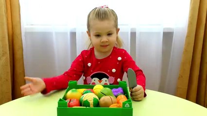 Diana teaches the names of fruits and vegetables Video for toddlers - ✿ Kids Diana Show