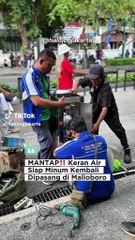 Pemasangan Air Minum Mancur (Fountain) Di Jl. Malioboro Yogyakarta