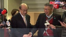 雙柯破冰笑了！ 柯文哲密會柯建銘：總預算該處理就要處理