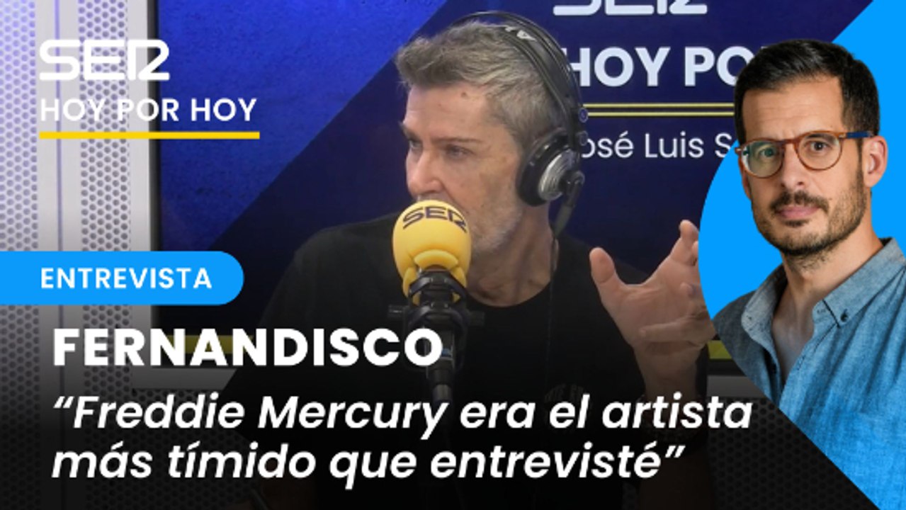 Fernandisco recuerda su entrevista a Freddie Mercury en los pasillos de la SER: "Era muy tímido"