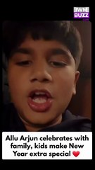 Allu Arjun welcomed the New Year with a heartwarming celebration alongside wife Sneha Reddy and their children. The family’s festive moments left fans smiling