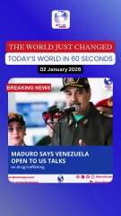 Maduro says Venezuela open to US talks on drug trafficking